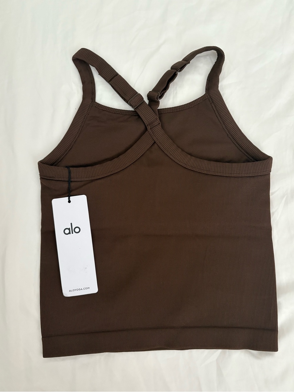 ALO Yoga Seamless Ribbed Favorite Full Length Bra
Tank - Espresso BNWT - Picture 5 of 6